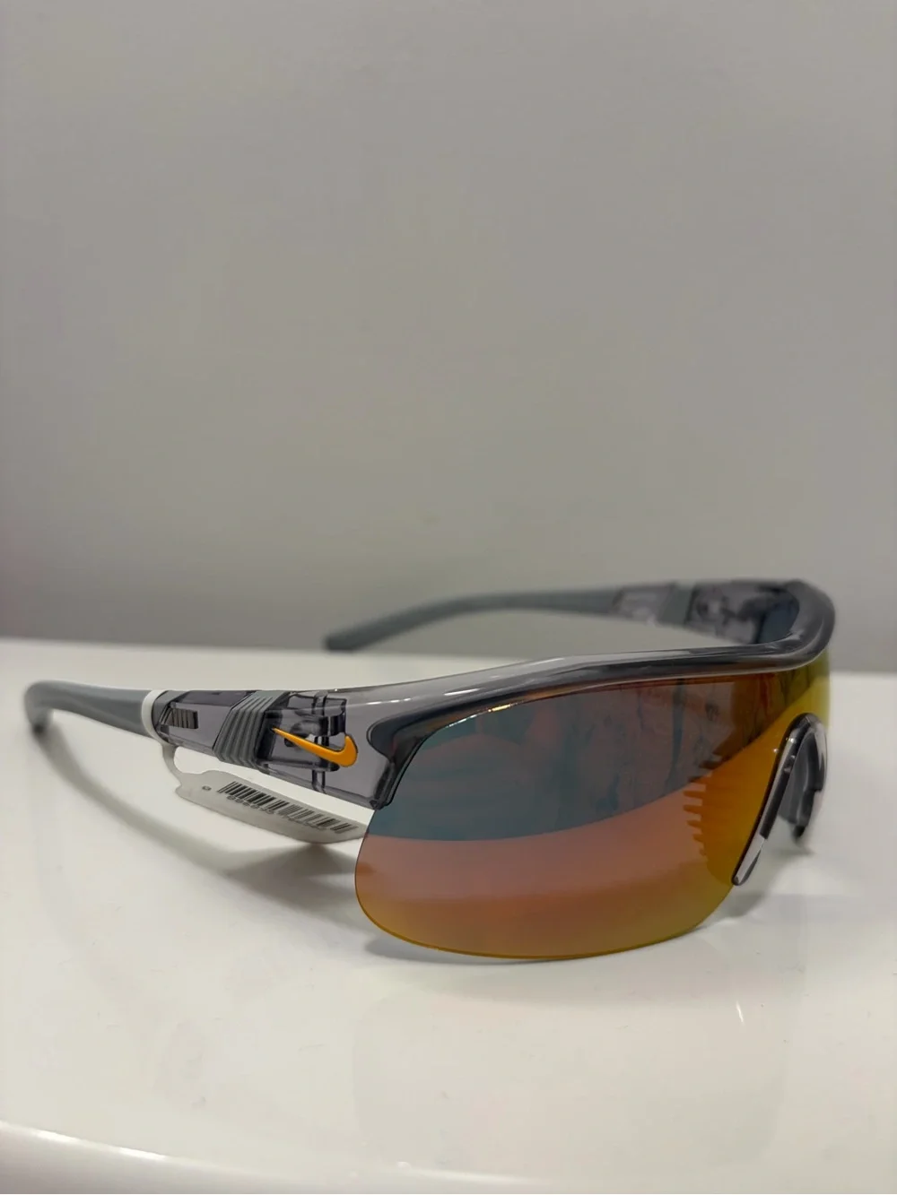Nike - X1 The Show Performance Sunglasses in Wolf Gray/Orange (NWT)